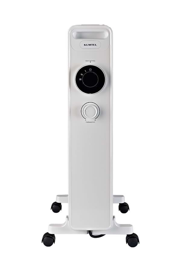 Фото - Обогреватель масляный Kumtel KUM-1230S White