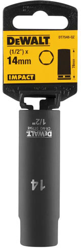 Торцева голівка DeWALT IMPACT 1/2 х 14 мм (DT7548)