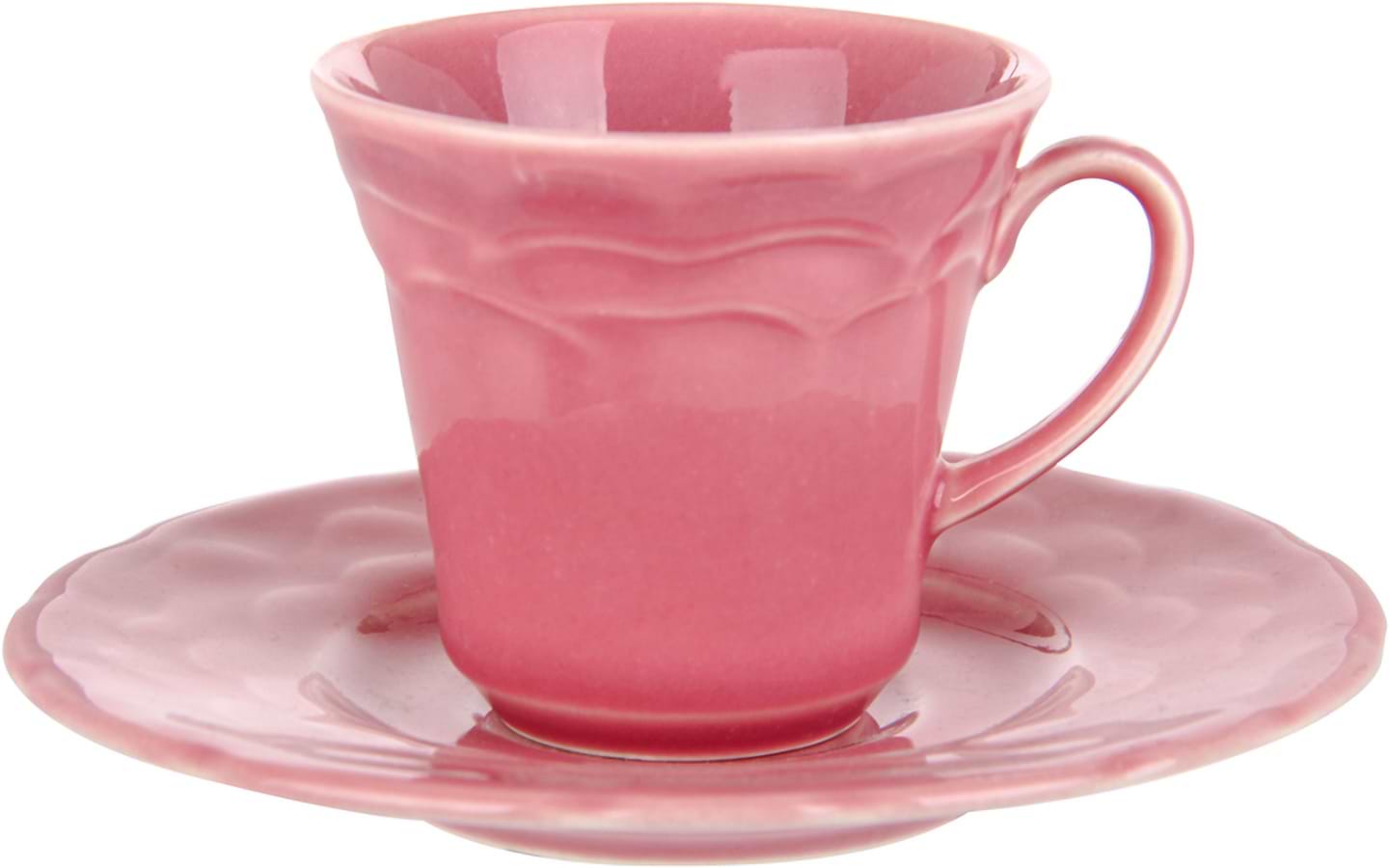 Чашка Kutahya Porselen Атена 2 пр. темно розовый (942-024)