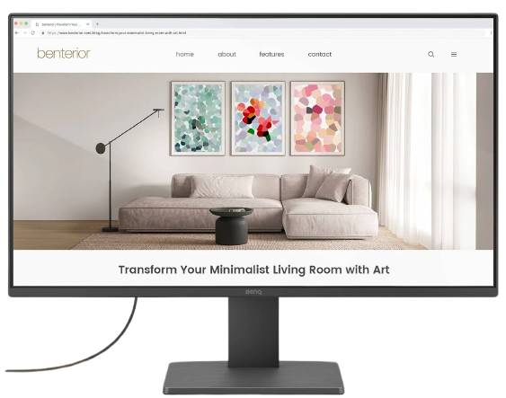Фото - Монітор BenQ GW2491 (9H.LNELJ.LBE)