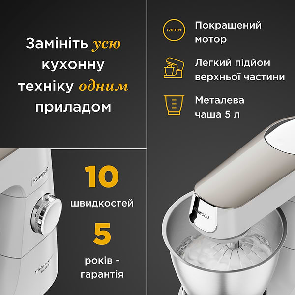 Фото - Уценка - Кухонная машина Kenwood KVL 65.001 WH