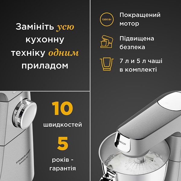 Фото - Кухонна машина Kenwood KVL85.004SI