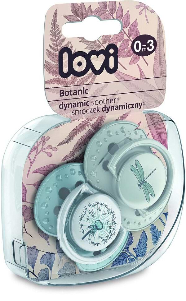 Фото - Динамическая пустышка Lovi 0-3 м-цев 2 шт. Botanic Boy (22/869boy)