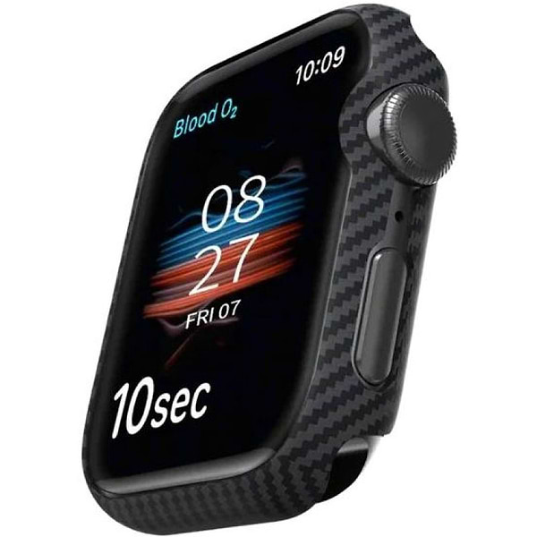 Фото - Чехол-бампер для смарт-часов Pitaka Air Case Black/Grey for Apple Watch 9/8/7 45mm (KW2002A)