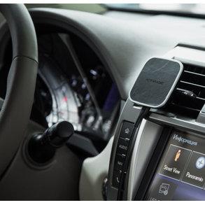 Фото - Автодержатель HeyFaraday Car Holder Magnetic Air Vent Wireless Chaging Black (KWS-212BK)