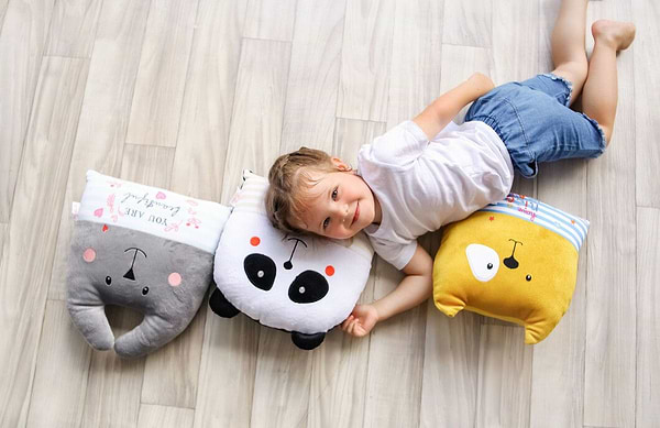 Фото - Подушка декоративная детская Tigres Панда Today is your day (ПД-0301)