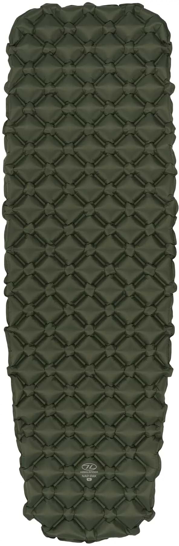 Туристичний килимок Highlander Nap-Pak Inflatable Sleeping Mat XL 5 cm Olive (AIR073-OG)