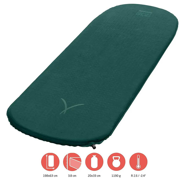 Фото - Туристический коврик Canyon самонадувний Grand Hattan 3.8 L Botanical Garden (350005)