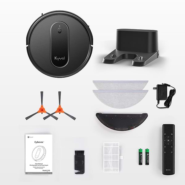 Фото - Робот-пилосос миючий Kyvol Cybovac D10 Black