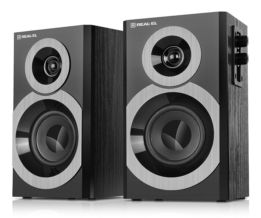 Комп'ютерна акустика компактна 2.0 REAL-EL S-245 Black (EL121200015)