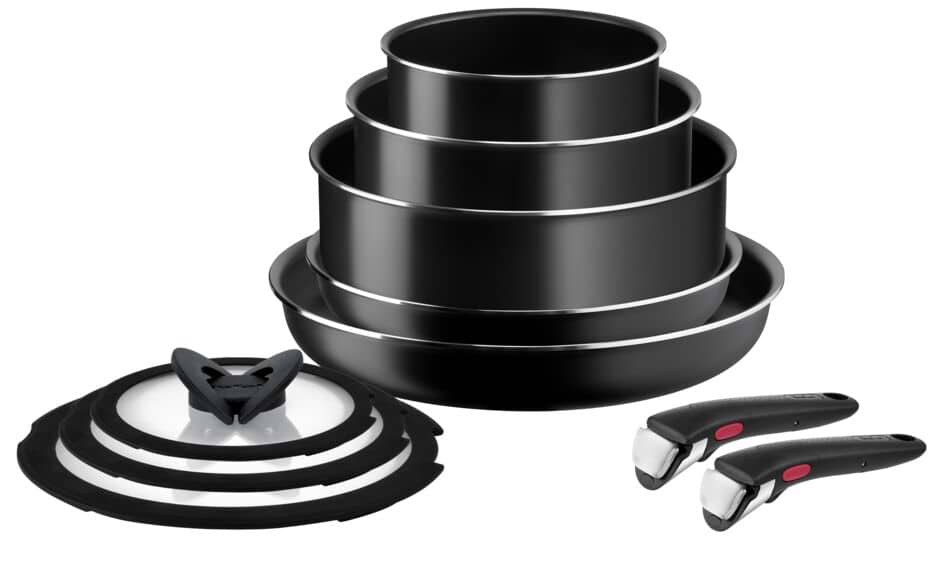Набір посуду зі знімною ручкою Tefal L1539053 Ingenio Easy Cook & Clean 10 пр
