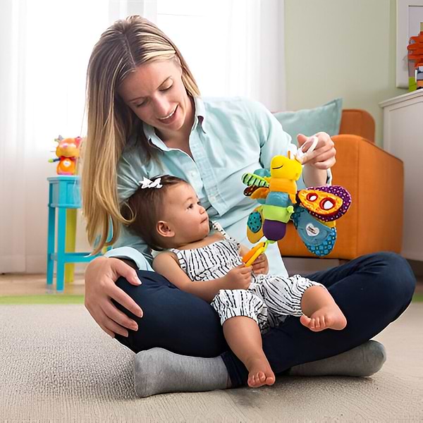 Фото - Подвеска Lamaze Бабочка с прорезывателем и пищалкой (L27024)