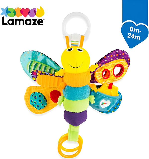 Фото - Подвеска Lamaze Бабочка с прорезывателем и пищалкой (L27024)