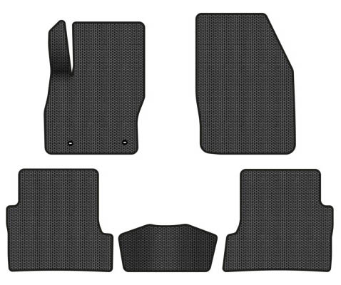 EVA коврики в салон авто EVAtech для Focus (C307) 3-doors AT Ford 2005-2010 2 поколение Htb EU FD32205CV5TL2SBB