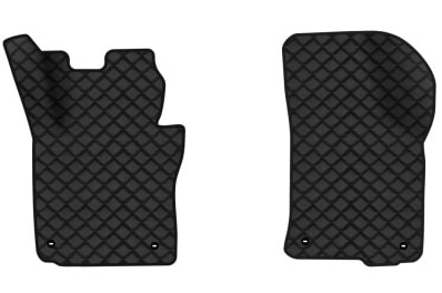 Килимки з екошкіри в салон авто передні EVAtech для Octavia A5 (MT, 4 clips) Skoda 2004-2013 2 покоління Combi EU (SK12162AD2TL4BBB)