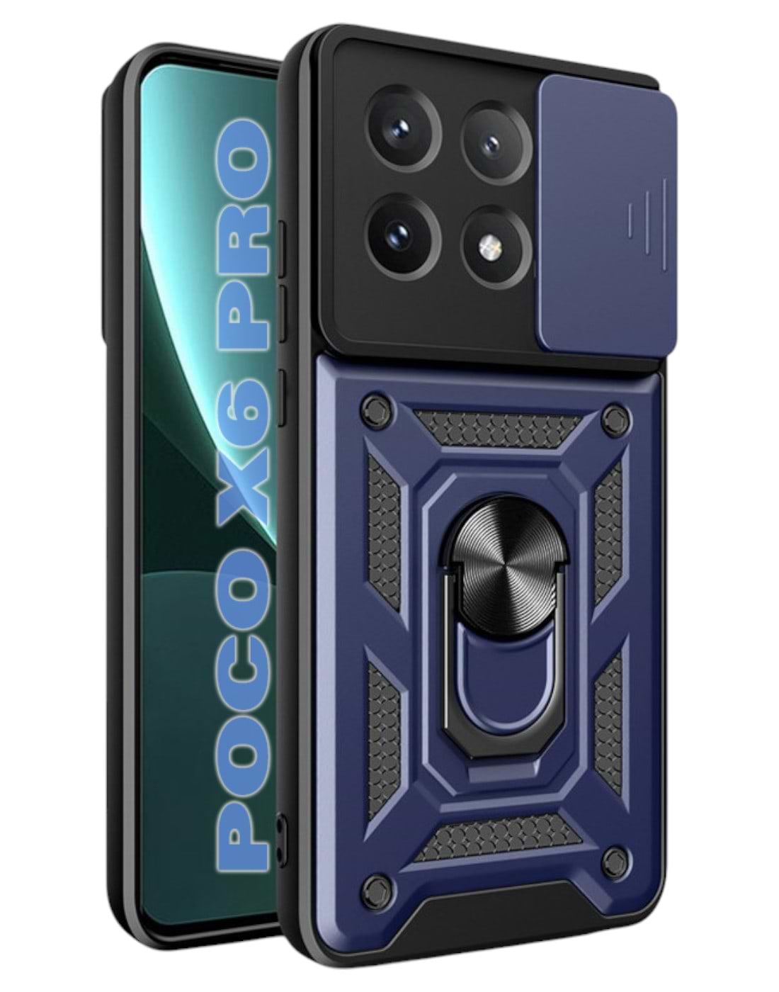 Чехол для смартфона BeCover Military for Poco X6 Pro Blue (711158) - Фото 1