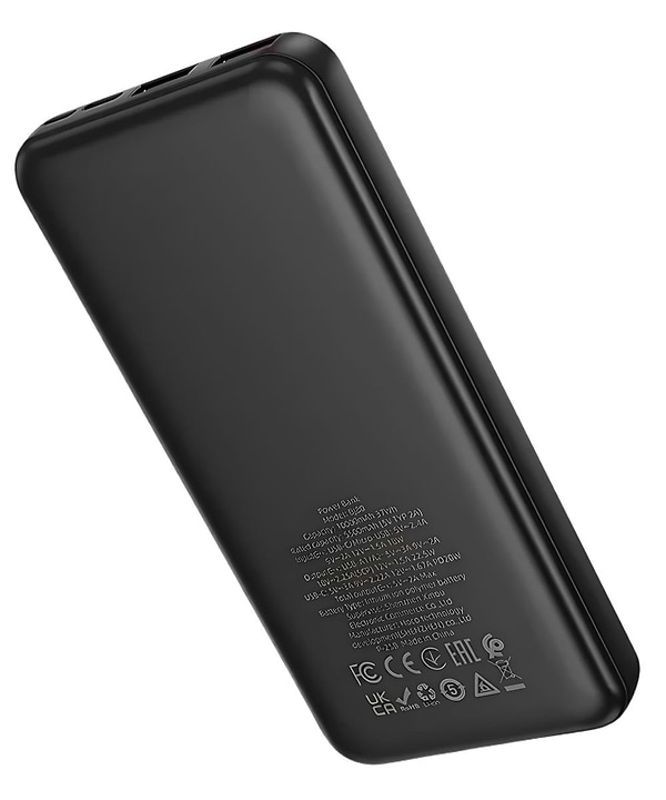 Фото - Батарея мобильная BOROFONE BJ80 Clever PD20W + QC22.5W 10000 mAh Black (714788)