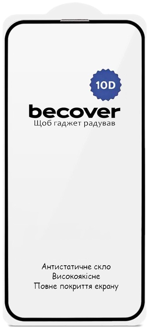 Фото - Захисне скло для смартфону BeCover for Apple iPhone 17e 10D Black (715142)