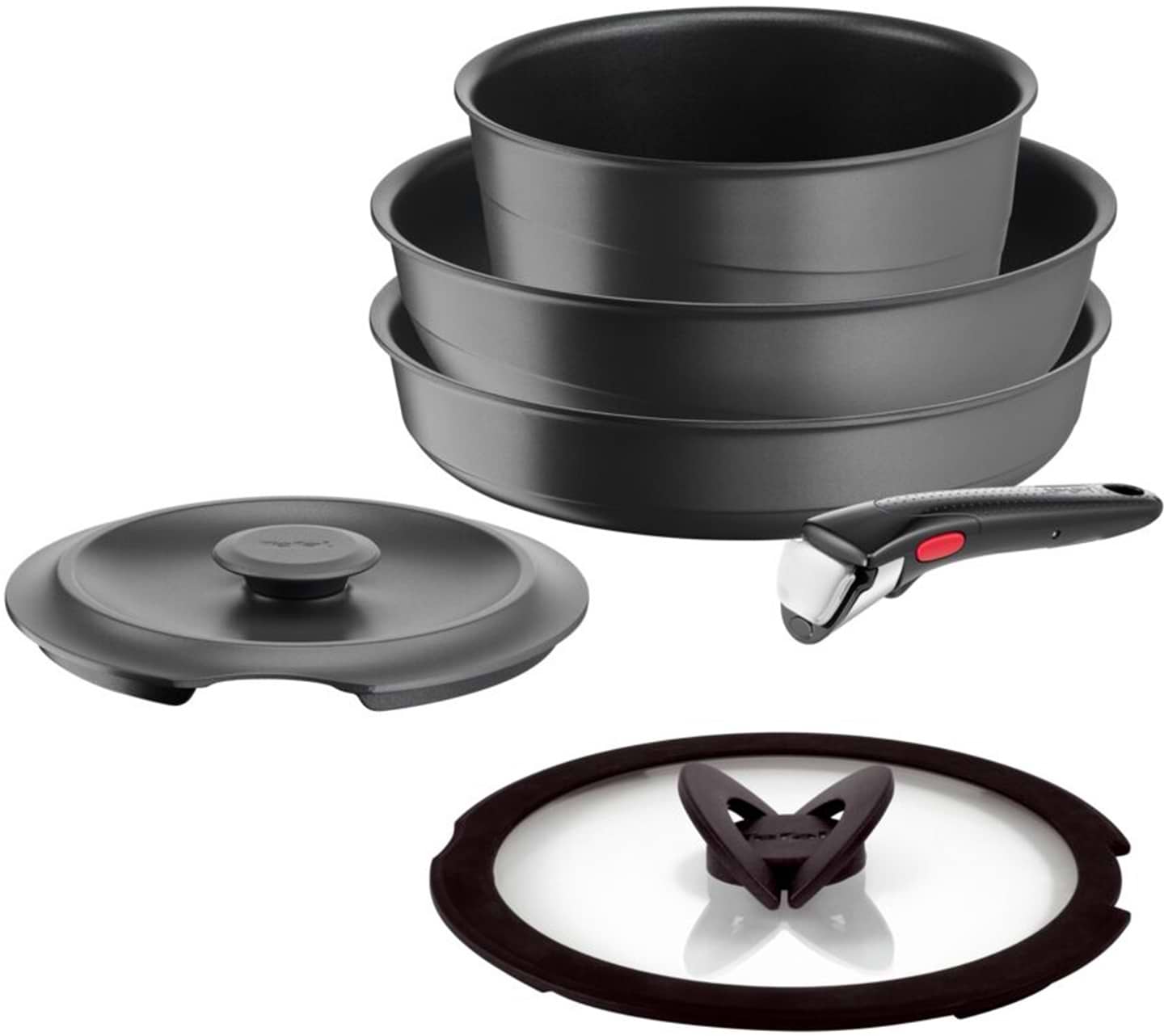 Набор посуды со съемной ручкой Tefal L867S604 Ingenio Inspiration 6 пр. - Фото 1