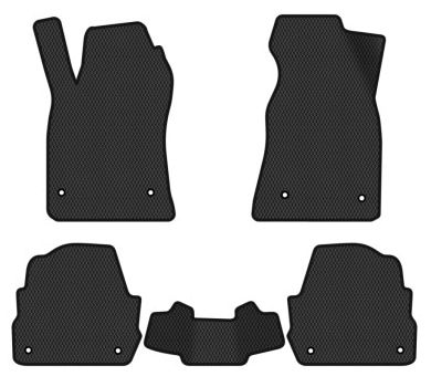 EVA коврики в салон авто EVAtech для A6 (C5) FWD Restyling Audi 2001-2004 2 поколение Combi EU (AU34126CLK5TL8RBB)