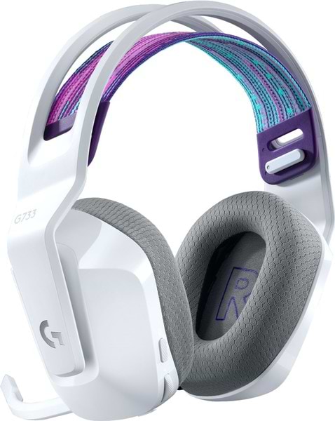 Фото - Гарнитура беспроводная игровая Logitech G733 Lightspeed White (981-000883)