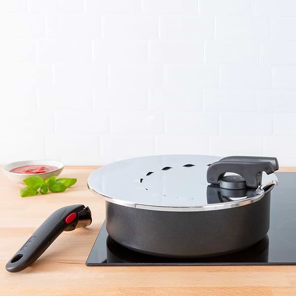 Фото - Уцінка - Кришка для посуду зі знімною ручкою Tefal L9829853 Ingenio от 20 до 28 см