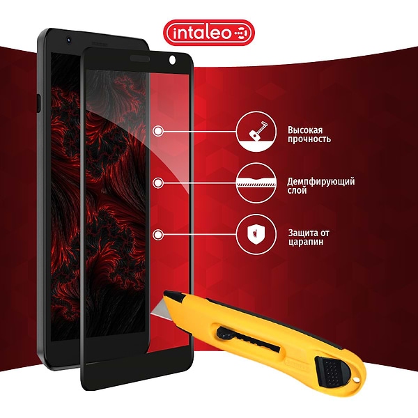 Фото - Захисне скло для смартфону Intaleo Full Glue for ZTE Blade L9 Black (1283126517747)