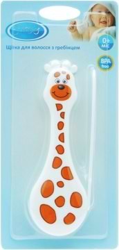 Фото - Набор расчесок для детских волос Lindo Жираф белый (Lі 600 бел)