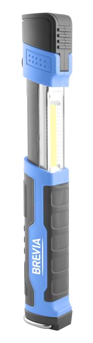 Фото - Фонарь аккумуляторный Brevia LED 3W COB+1W LED 300lm, 2000mAh, type-C (11350)