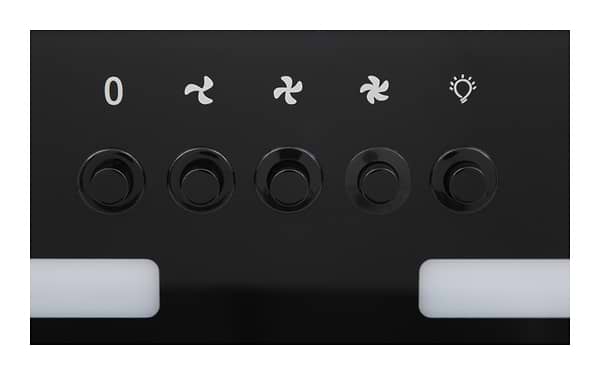 Фото - Вытяжка встраиваемая Interline LINE BL A/60 GL/PB