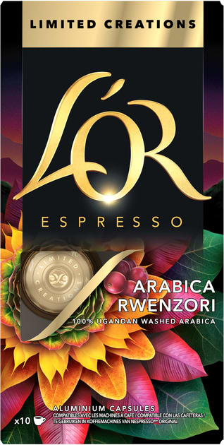 Кава в капсулах L`OR Espresso Arabica Rwenzori Uganda Limited Creations 10 шт - Фото 1
