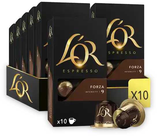 Фото - Кофе в капсулах L`OR Espresso Forza №9 (10x52г) 520г