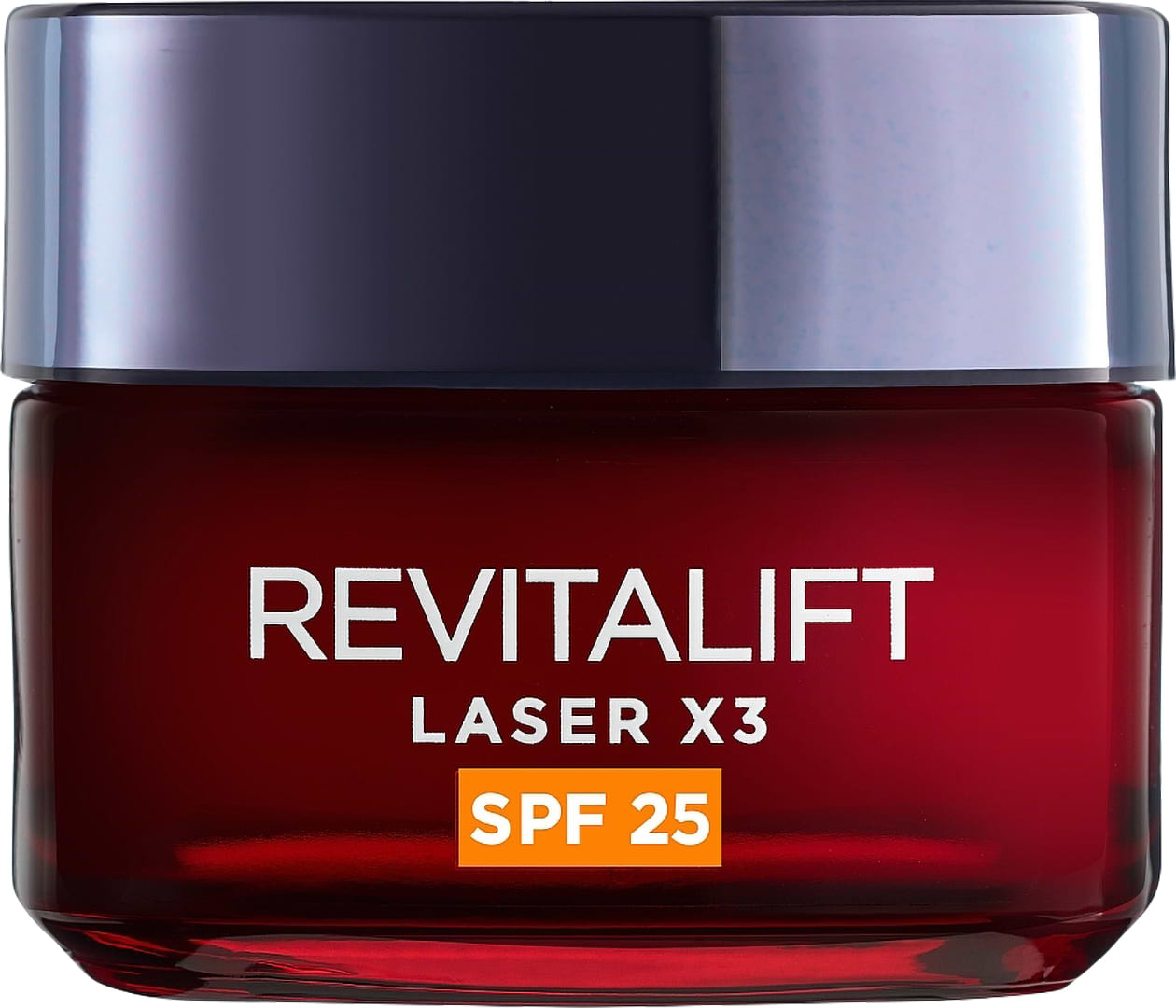Крем для лица L'Oreal Revitalift Лазер х3 ден антивозрастной SPF 25 50 мл (3600523448746)