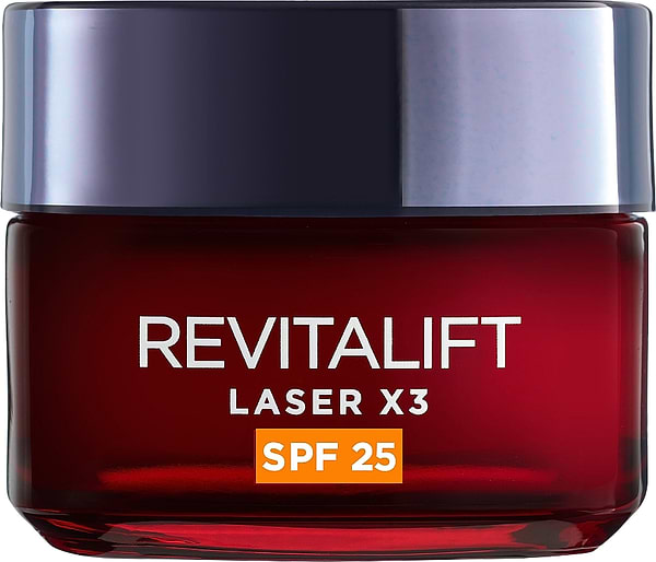 Фото - Крем для лица L'Oreal Revitalift Лазер х3 ден антивозрастной SPF 25 50 мл (3600523448746)