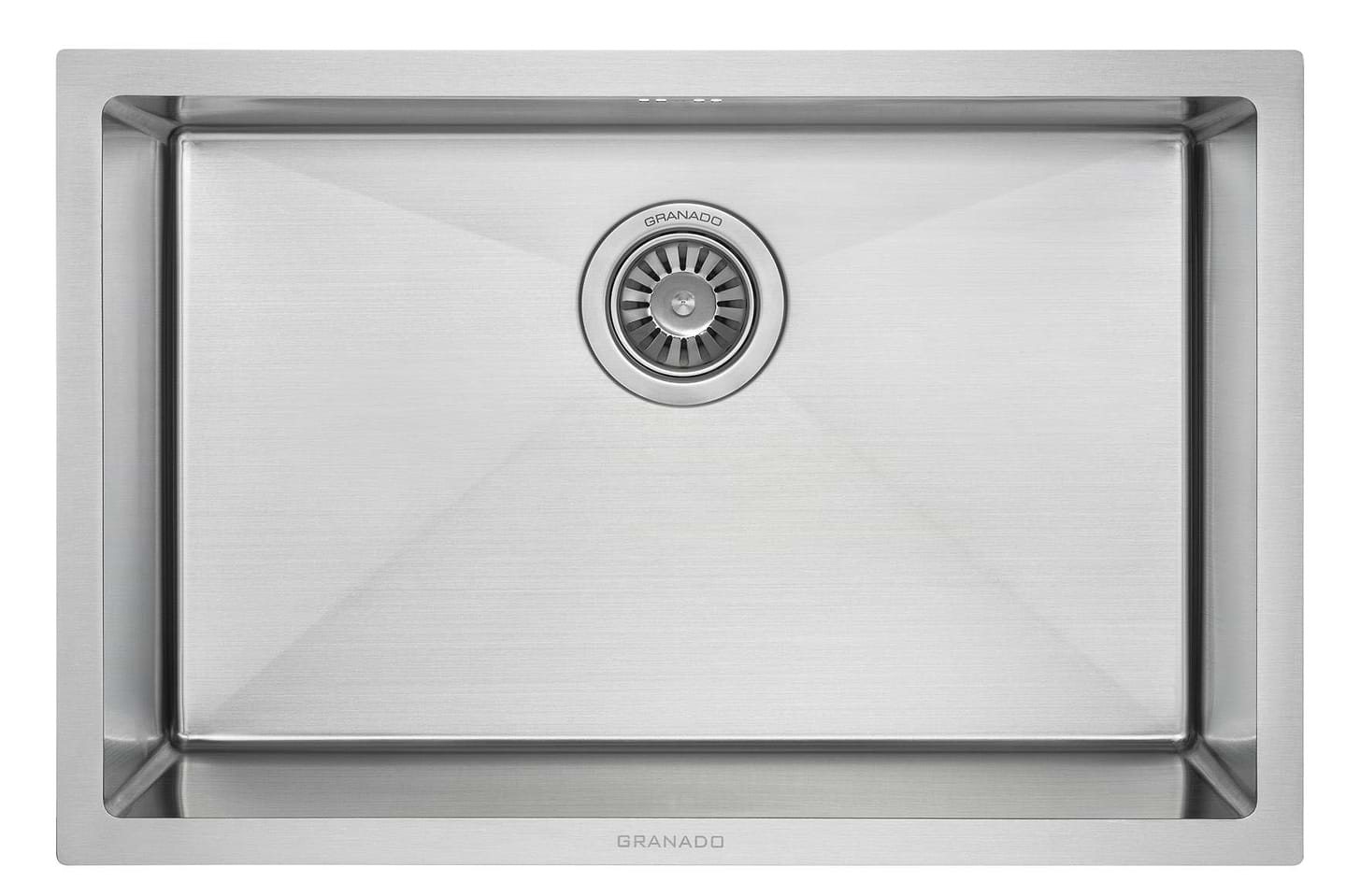 Мойка кухонная GRANADO Under top L STEEL S304 - Фото 1