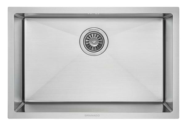 Фото - Мийка кухонна GRANADO Under top L STEEL S304