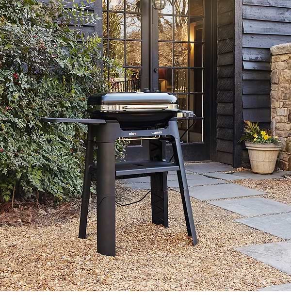Фото - Гриль-барбекю електричний Weber Lumin 2000 з підставкою, Black (92010879)