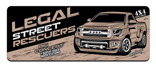 Коврик для мыши игровой Voltronic Legal street rescuers (LA3027) - Фото 1