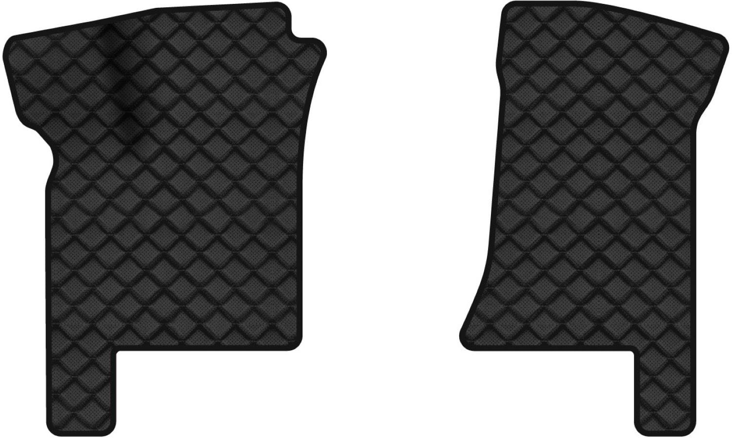 Коврики из экокожи в салон авто передние EVAtech ECO для 2110 Lada 1995-2015 1 поколение Sedan EU (LA3118AC2BBLB)