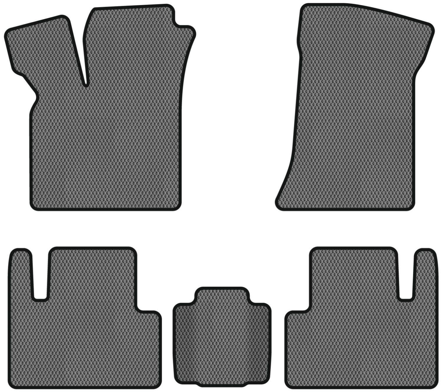 EVA коврики в салон авто EVAtech для 2110 Lada 1995-2015 1 поколение Sedan EU (LA3118CN5RGB)