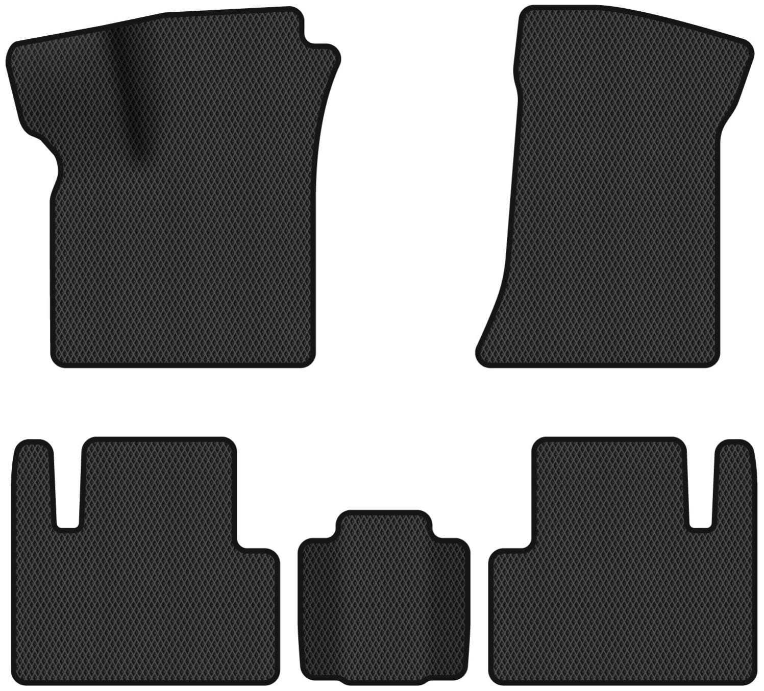 EVA коврики в салон авто EVAtech для 2110 Lada 1995-2015 1 поколение Sedan EU (LA3118CO5RBB)
