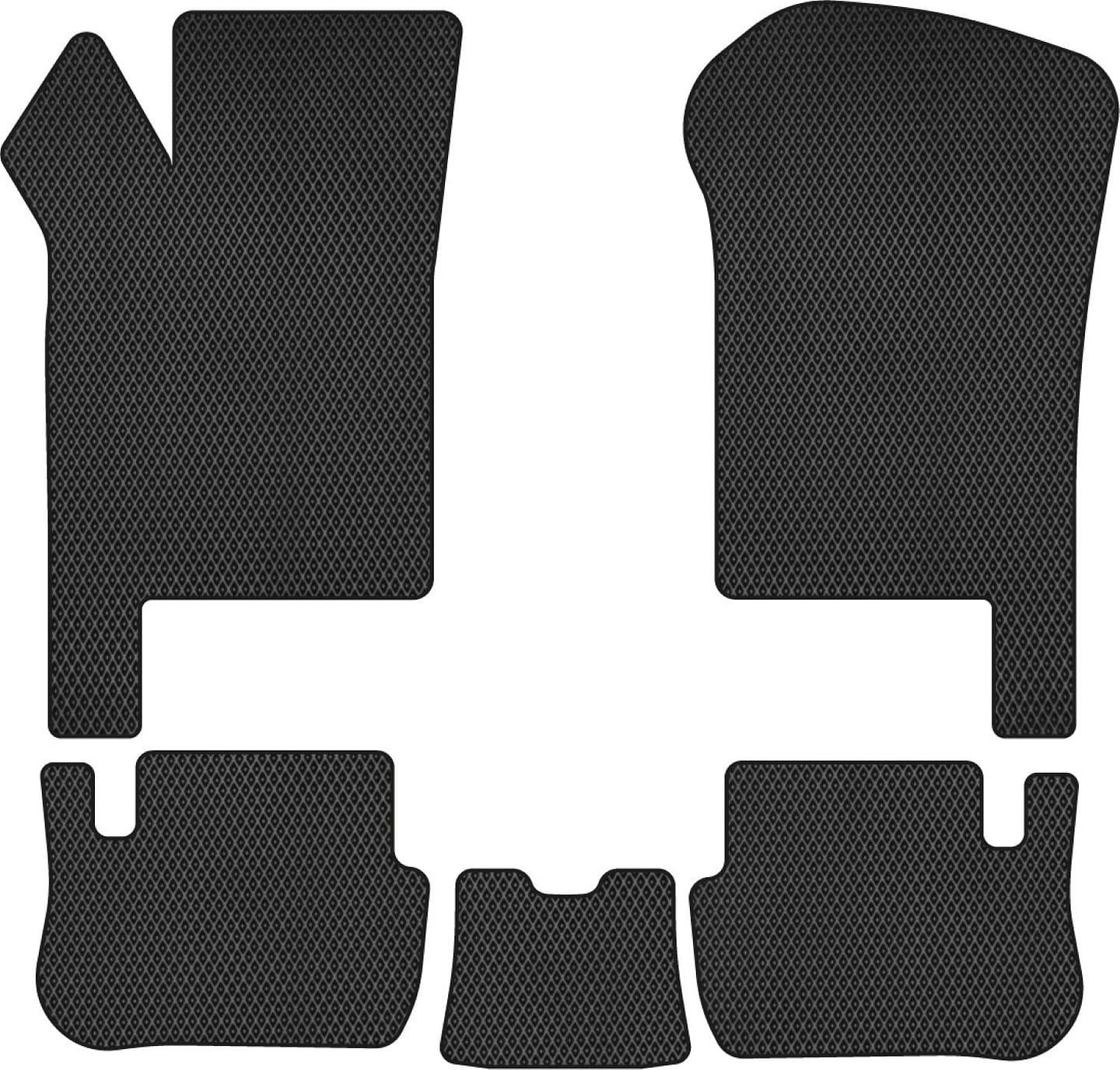 EVA коврики в салон авто EVAtech для 2114 Lada 2001-2013 1 поколение Htb EU (LA3398C5RBB)