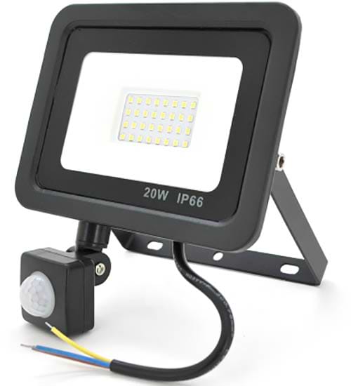 Светодиодный прожектор Ritar ZB-PGGY-20W Black (17288)