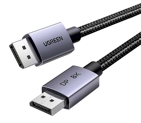 Фото - Кабель UGREEN DP120 DisplayPort to DisplayPort 1.4 8K@60Hz 1m Black (25903)