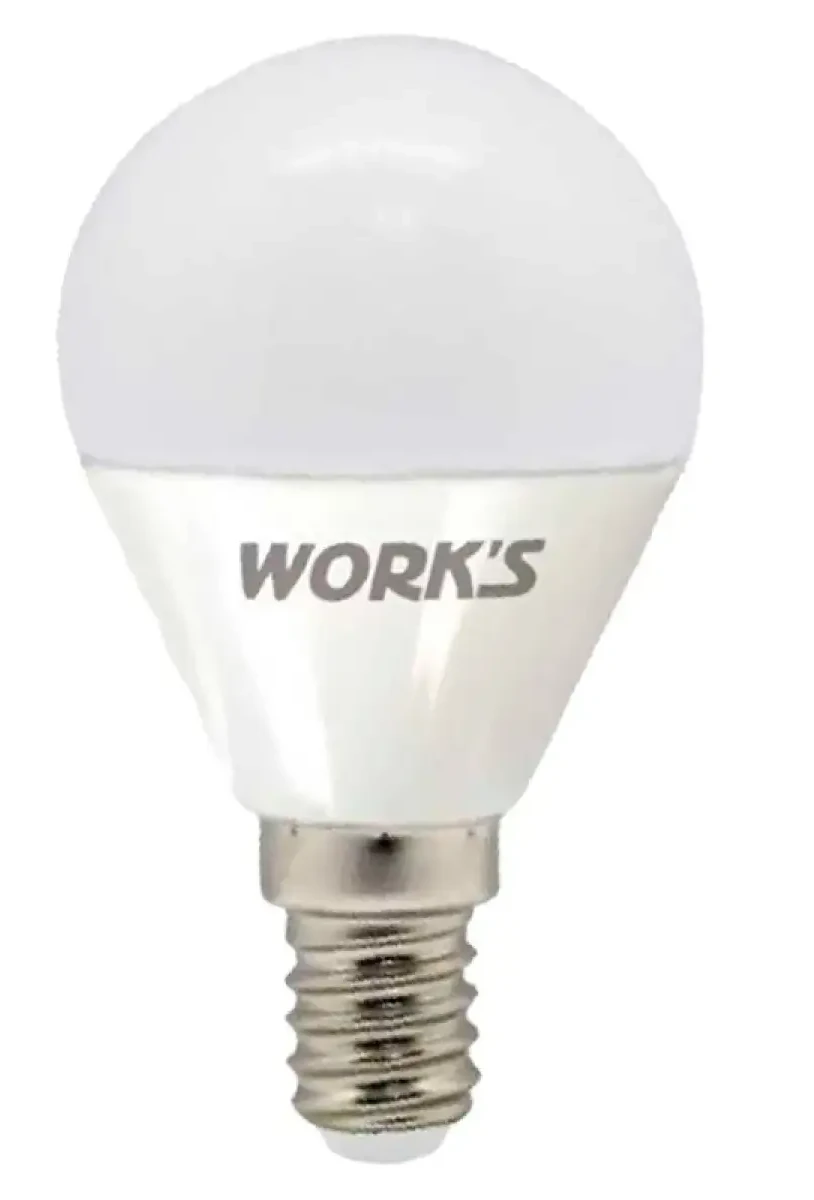 Лампочка светодиодная Works Long-Life 2.0 G45-7W-65K-E14