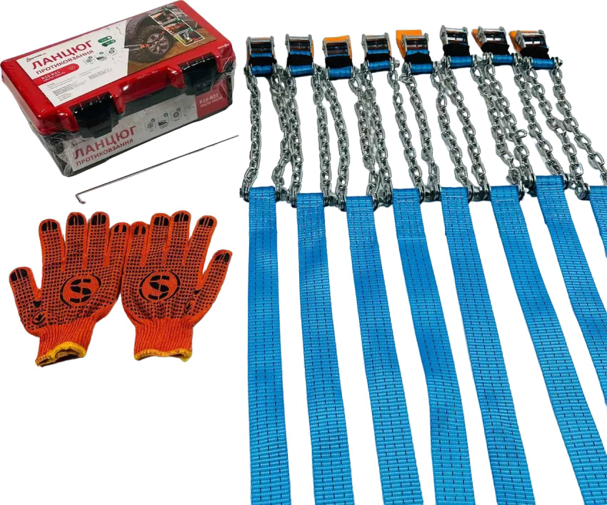 Ланцюг протибуксувальний Poputchik R15-R21 8 шт. (22-023-IS)