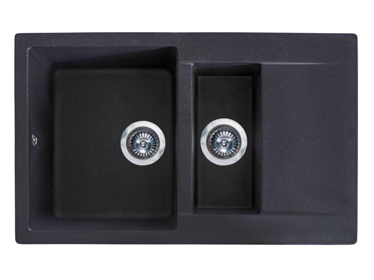 Мойка кухонная Miraggio LAPAS Black Shine