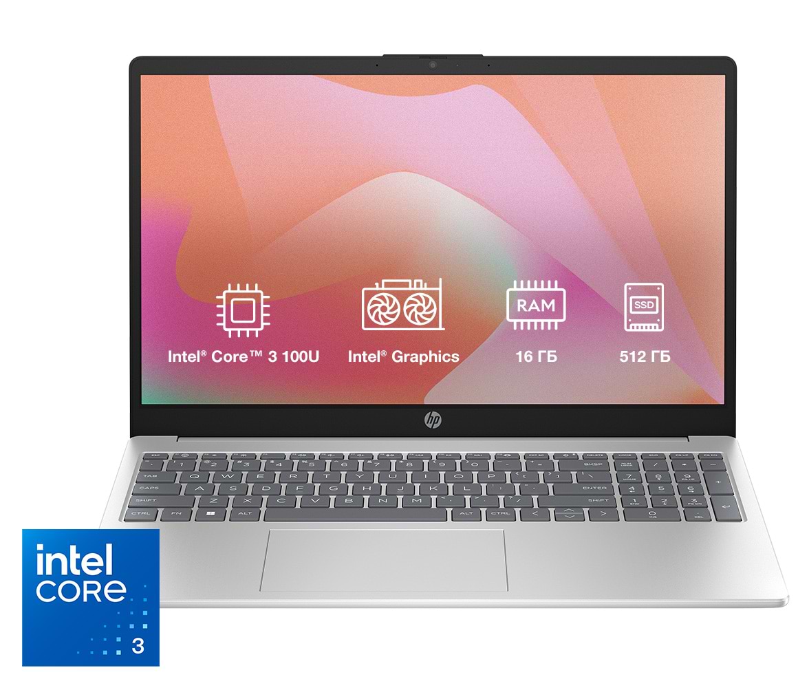 Ноутбук HP 15-fd0196ua (CS8M1EA) Natural Silver