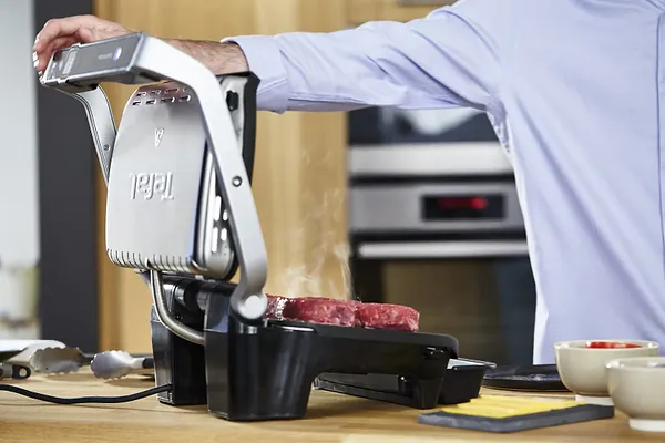 Фото - Гриль-барбекю електричний Tefal GC750D30 OptiGrill Elite