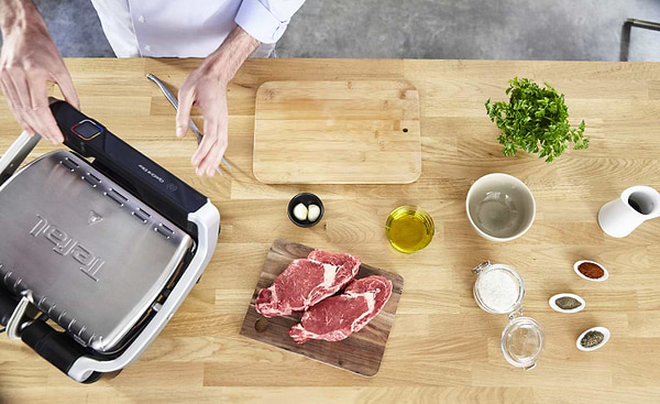 Фото - Гриль-барбекю електричний Tefal GC750D30 OptiGrill Elite